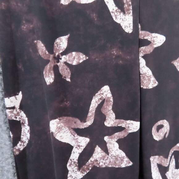 Vintage Equestrian Designs Riding Pants Womens Size P XS Brown Stars and Shells - Picture 2 of 12